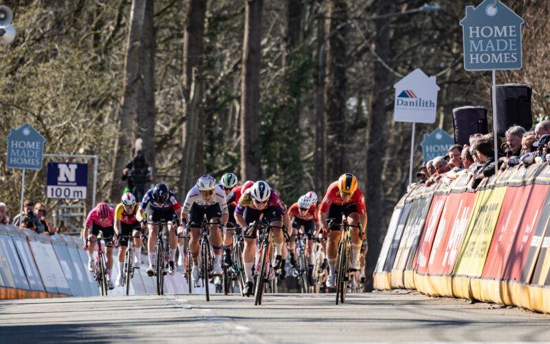 Marta Lach wins after grueling uphill sprint