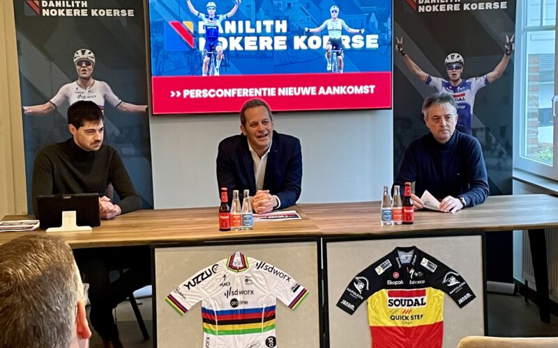 Danilith Nokere Koerse kiest voor nieuwe veilige aankomst.